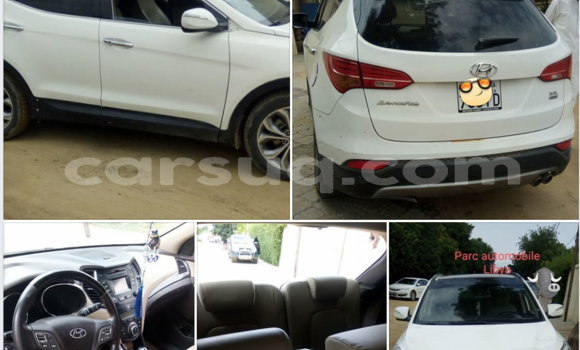 Acheter Occasion Voiture Hyundai Santa Fe Blanc à Ati, Batha Region